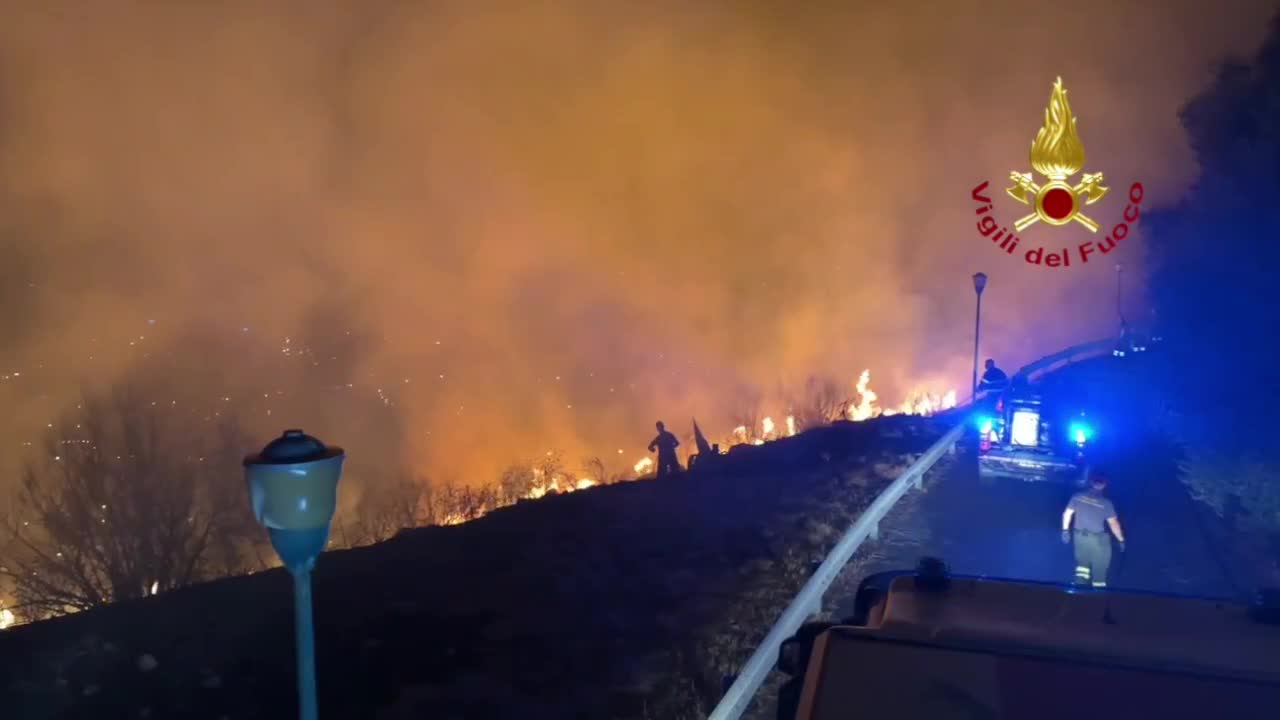 Incendi Di Vegetazione Nel Palermitano